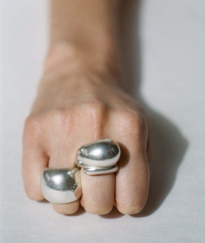 Form Recycled Silver Bombé Ring, view 2 [fp-shared]