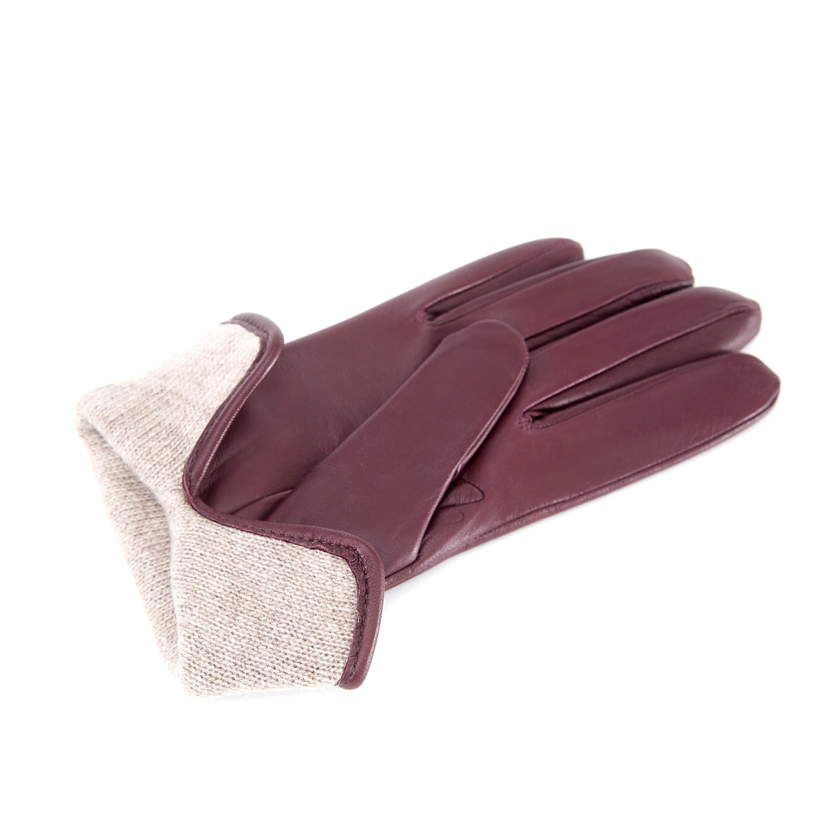 Form Classic Nappa Gloves in Bordeaux, view 3