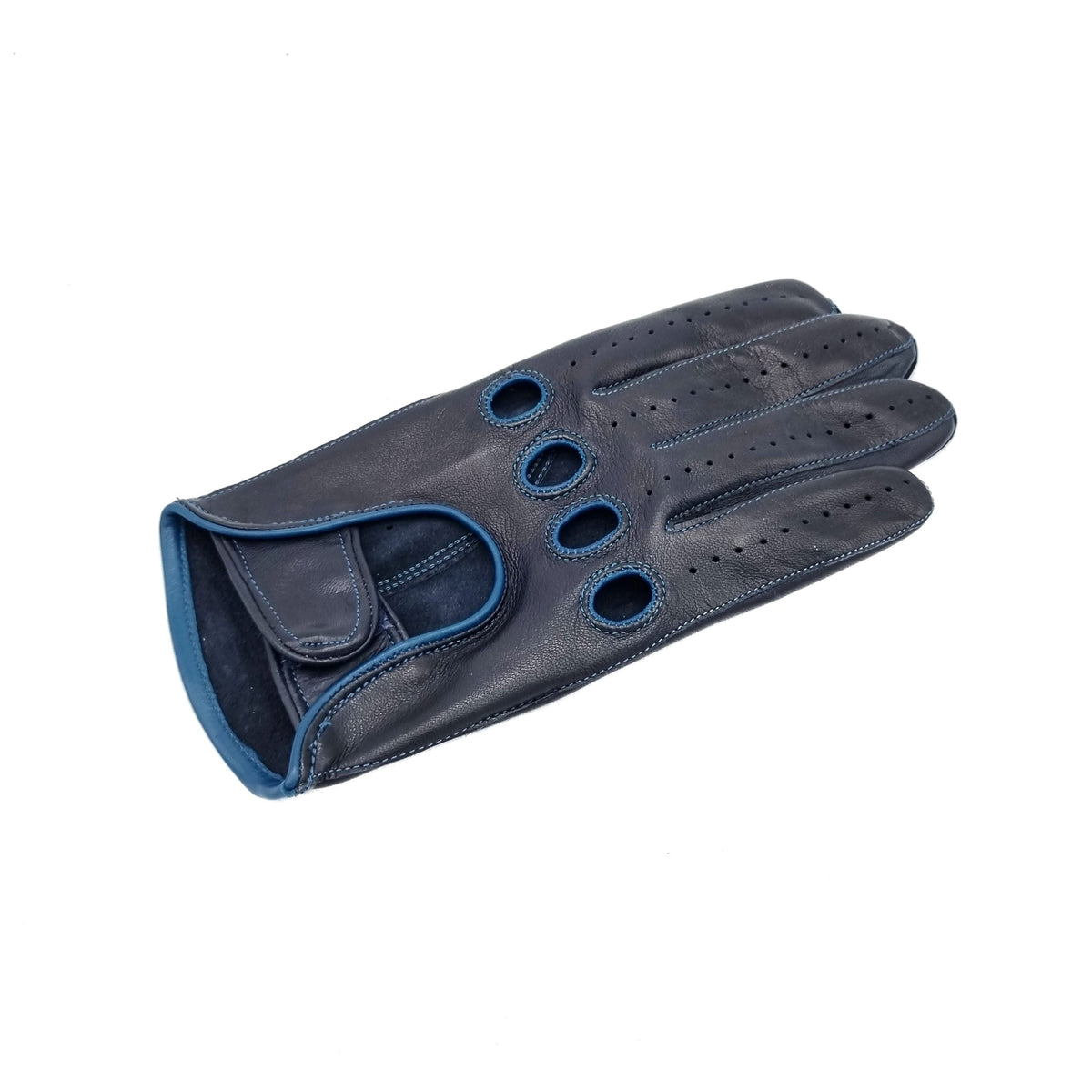 Form Nappa Driving Gloves in Navy, view 3