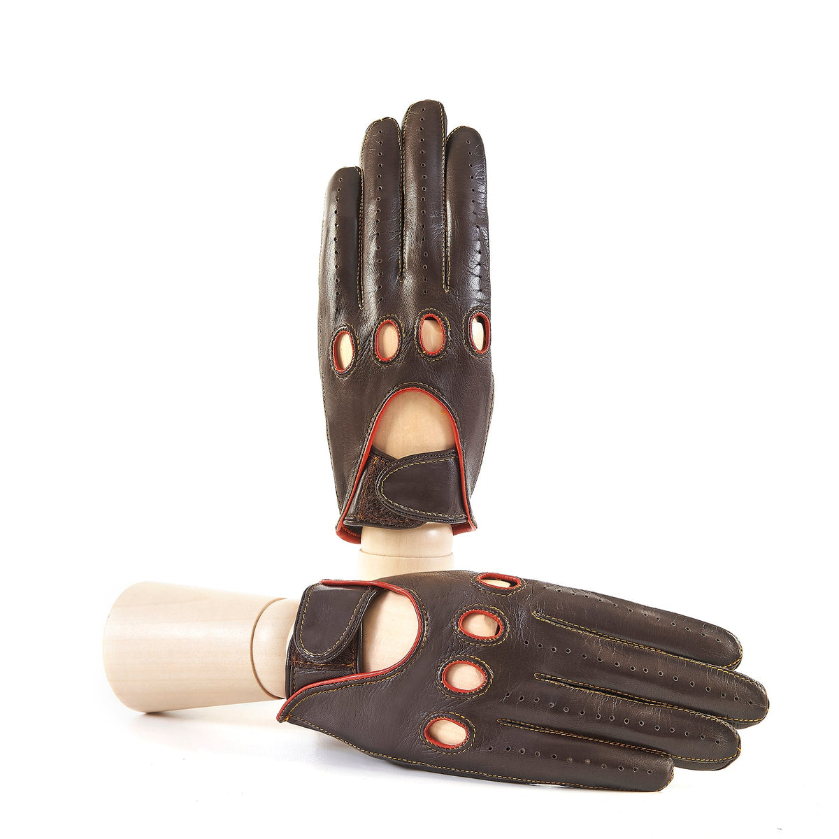 Form Nappa Driving Gloves in Brown, primary view