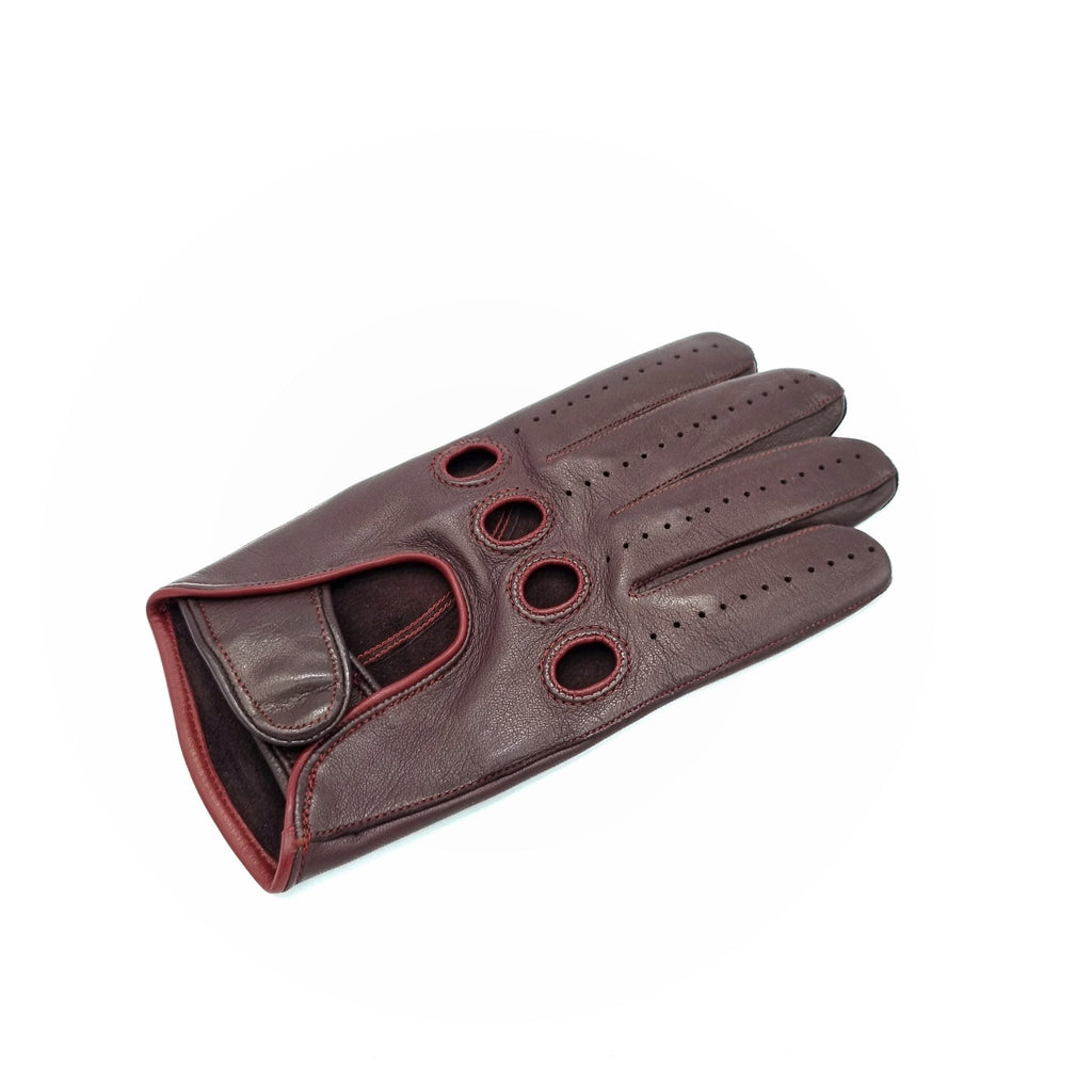 Form Nappa Driving Gloves in Bordeaux, view 3