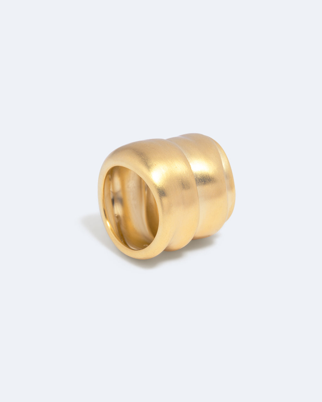 Form Sculpted Statement Ring in Gold-Plated, view 3