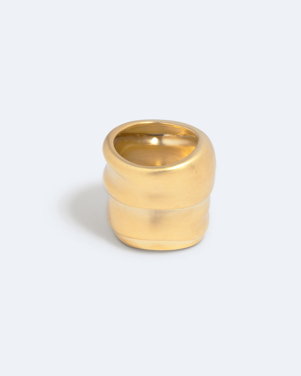 Form Sculpted Statement Ring in Gold-Plated, view 4
