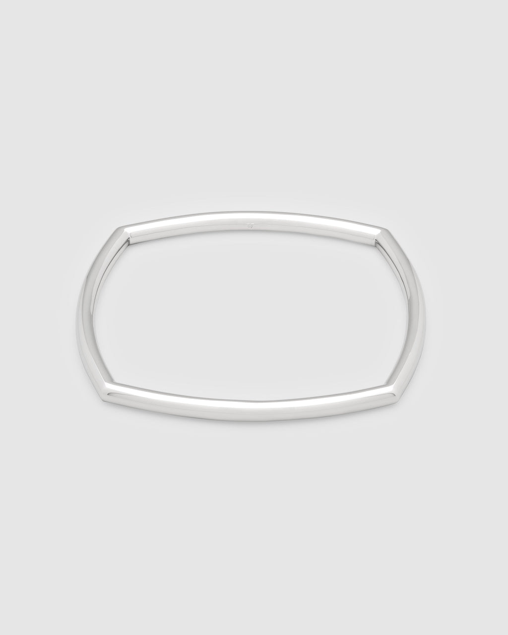 Form Slim Cushion Bangle in Silver, primary view