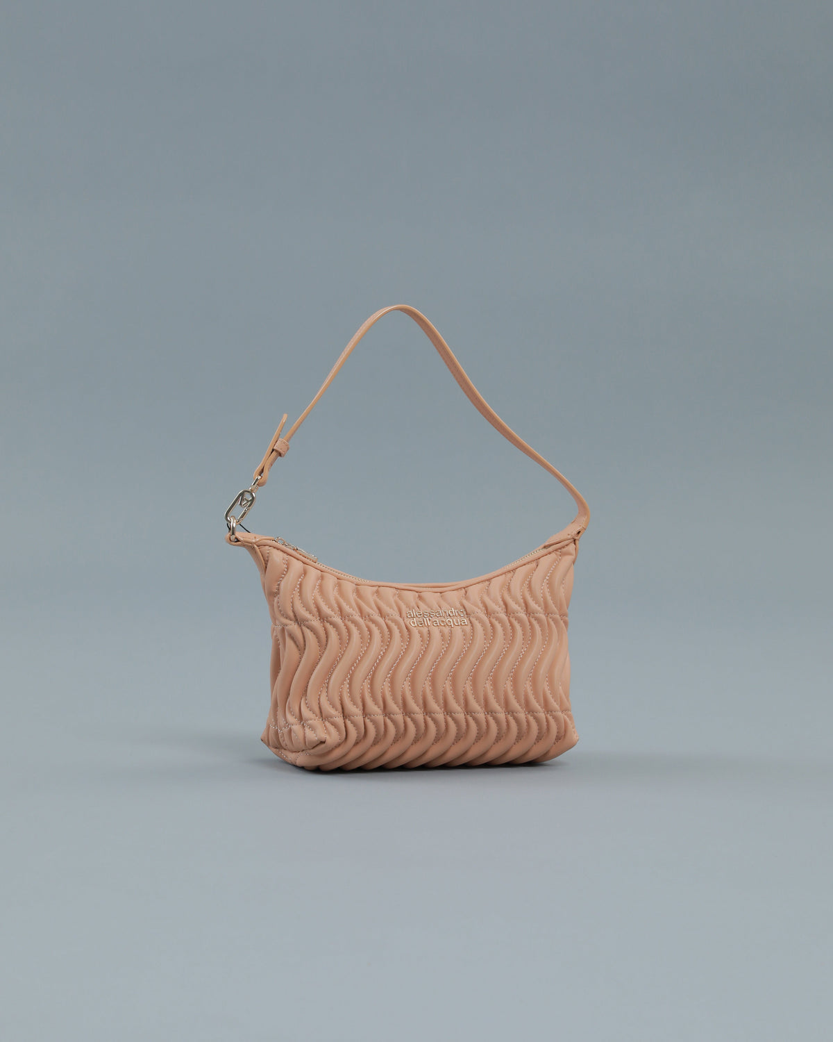 Quilted Shoulder Bag in Maroon, view 2