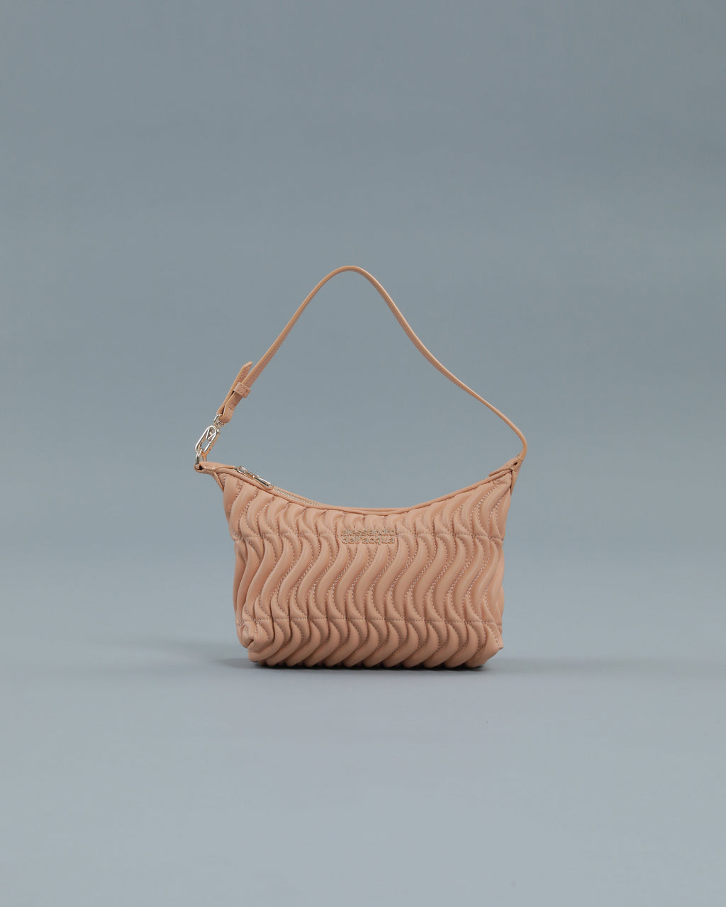 Quilted Shoulder Bag in Maroon, primary view