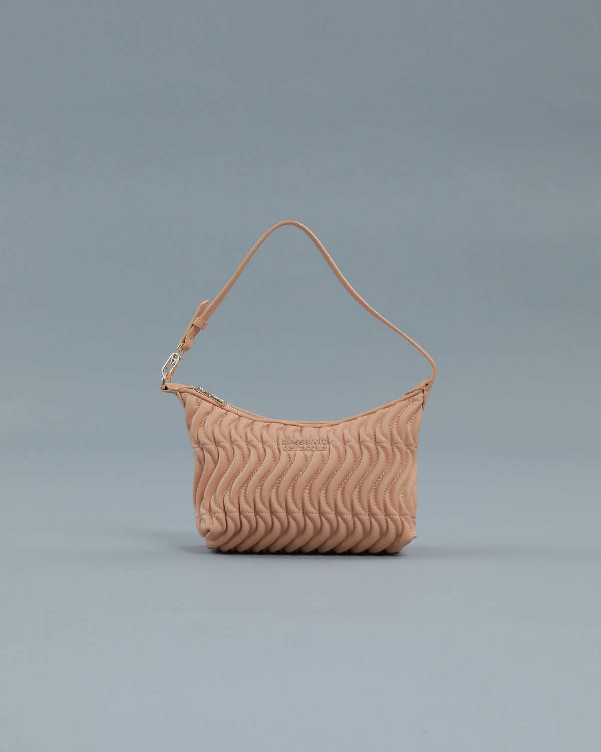 Quilted Shoulder Bag in Maroon, primary view