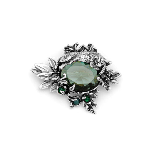 Amazonia Brooch in Silver, primary view [fp-color:silver]