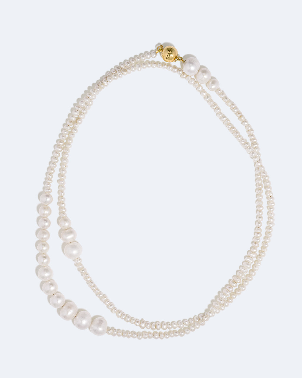 Line Freshwater Pearl and Gold Vermeil Necklace, primary view [fp-shared]