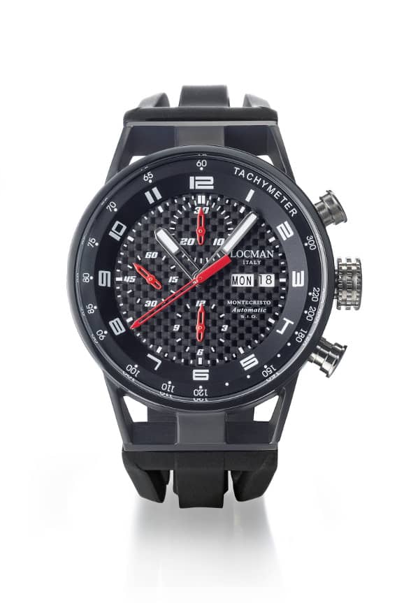 Montecristo Automatic Chrono in Carbon - Silicone - Black - White, primary view