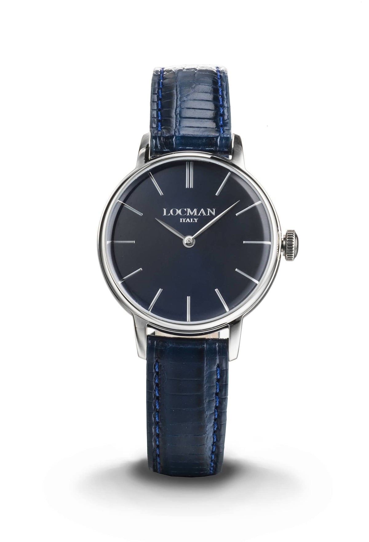 1960 Lady in Blue - Leather - Blue - Applied Indexes - Nickel, primary view