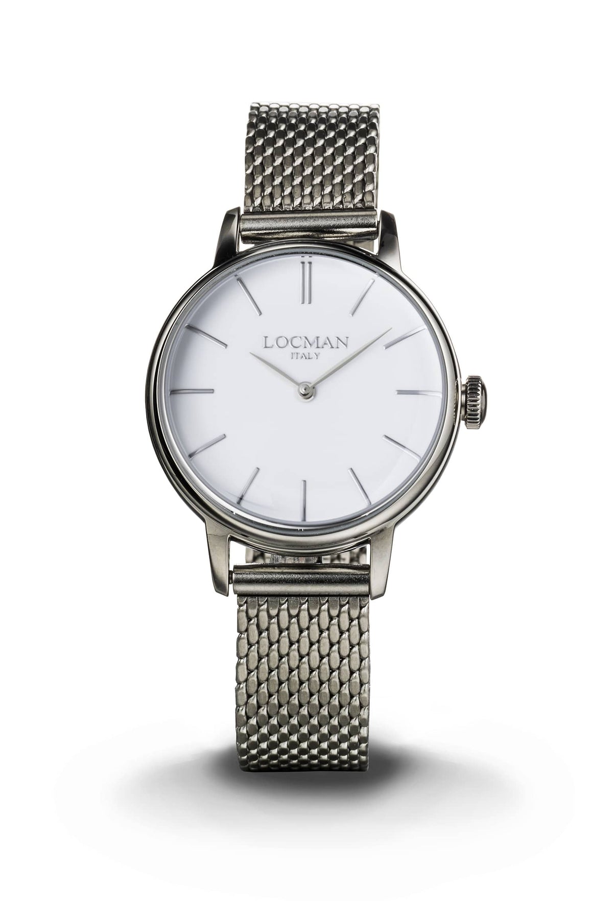 1960 Lady in White - Bracelet Maglia Milano - Steel - Applied Indexes - Nickel, primary view