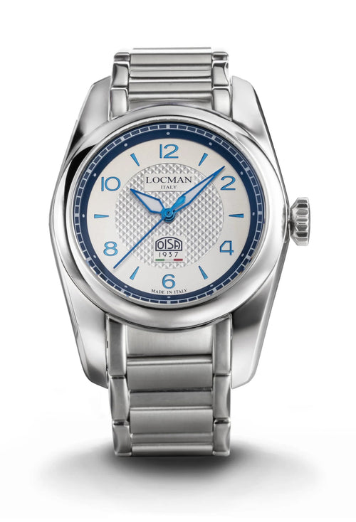 Aethalia in Grey with blue detailing - Titanium strap - Titanium, primary view [fp-color:grey-with-blue-detailing-titanium-strap-titanium]