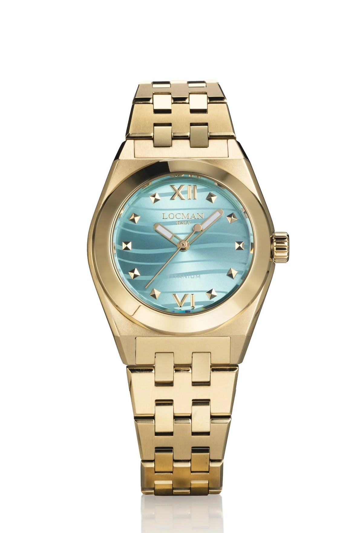 Stealth Lady Titanio in Tiffany Sunray - Titanium with Yellow Gold PVD Coating, primary view