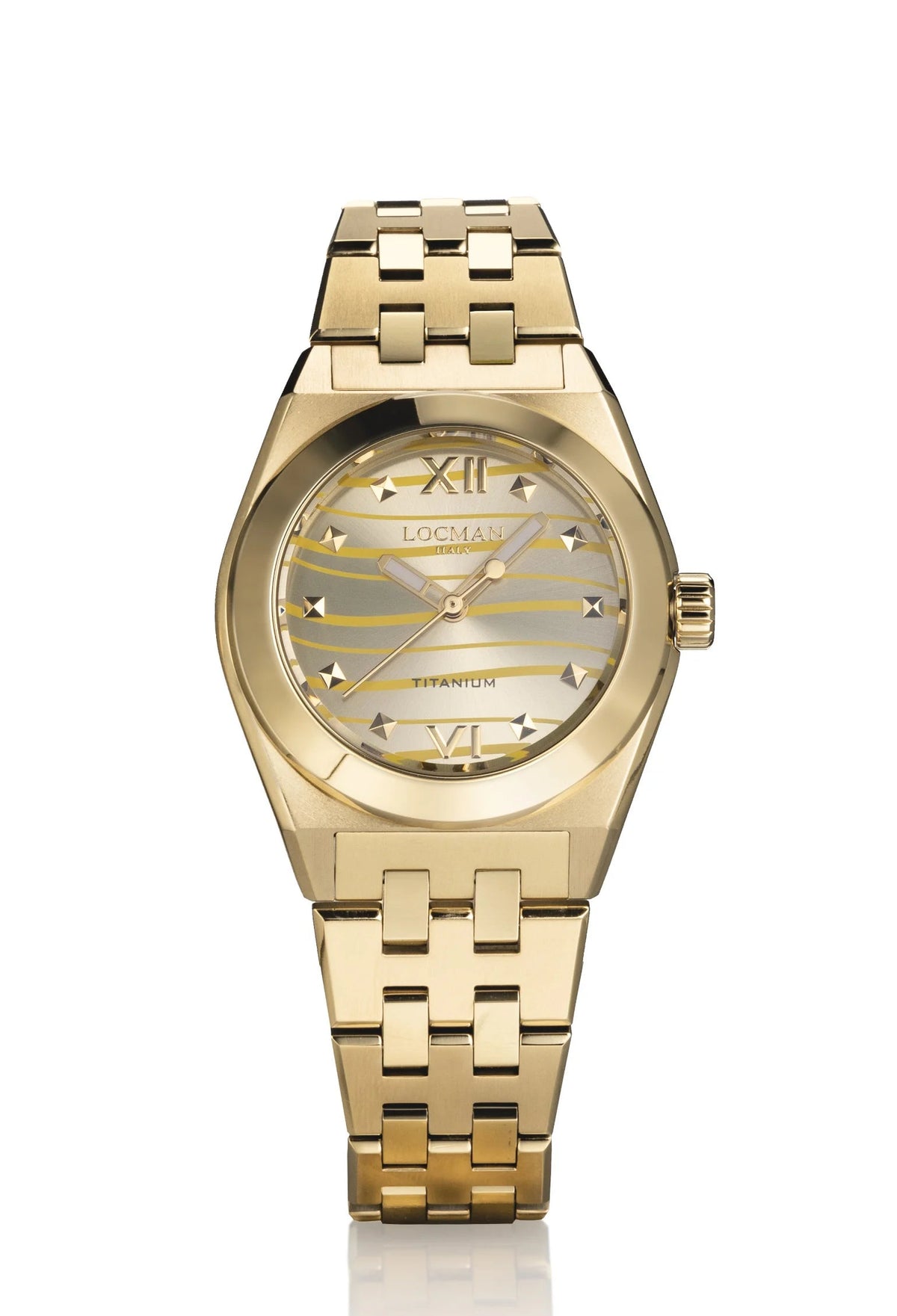Stealth Lady Titanio in Yellow Sunray - Titanium PVD Yellow Gold, primary view