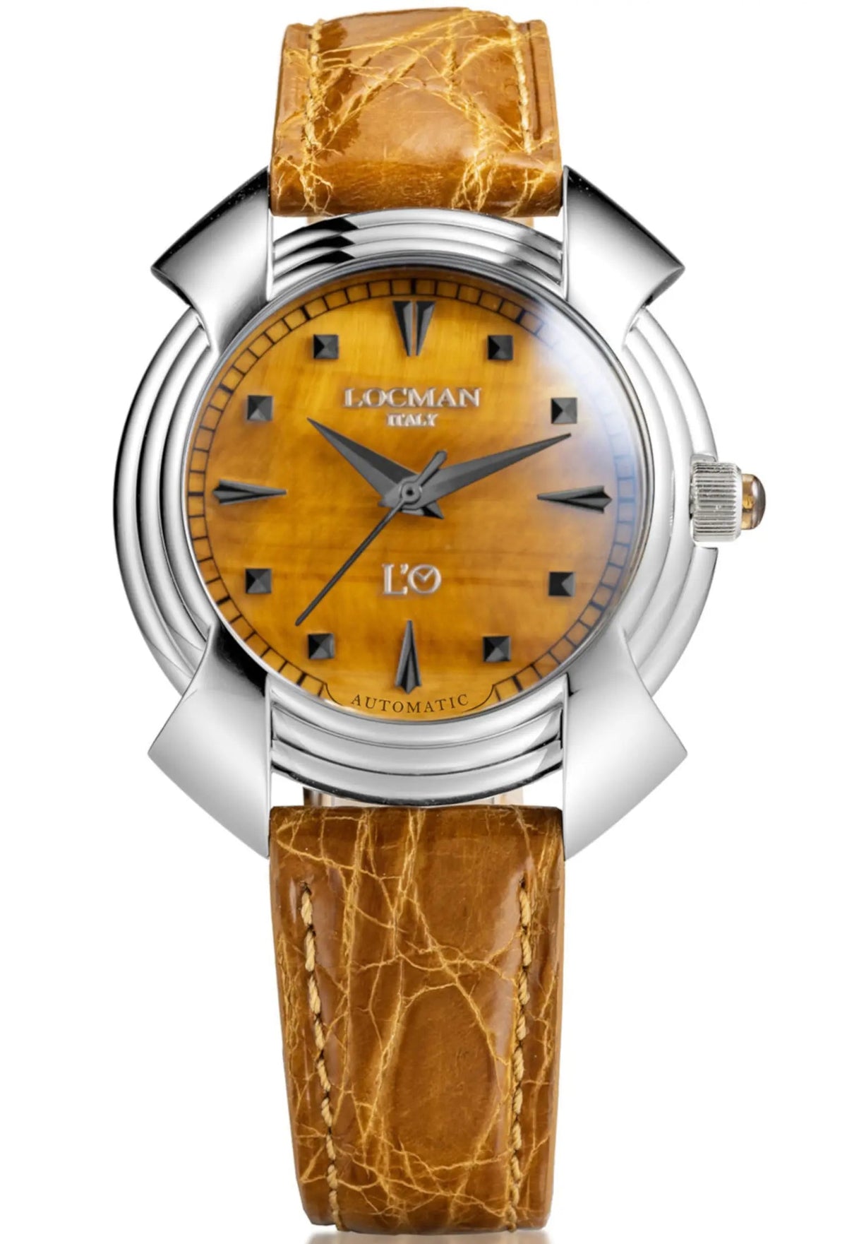 Decimo Canto in Titanium - Tiger's Eye - Honey Alligator - Applied Indexes - Edition 2, primary view