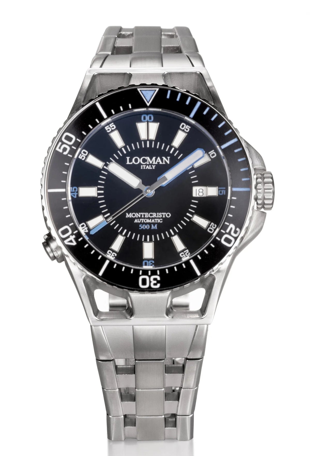 Montecristo 500 Metri in Bracelet Steel - Steel - Blue, primary view