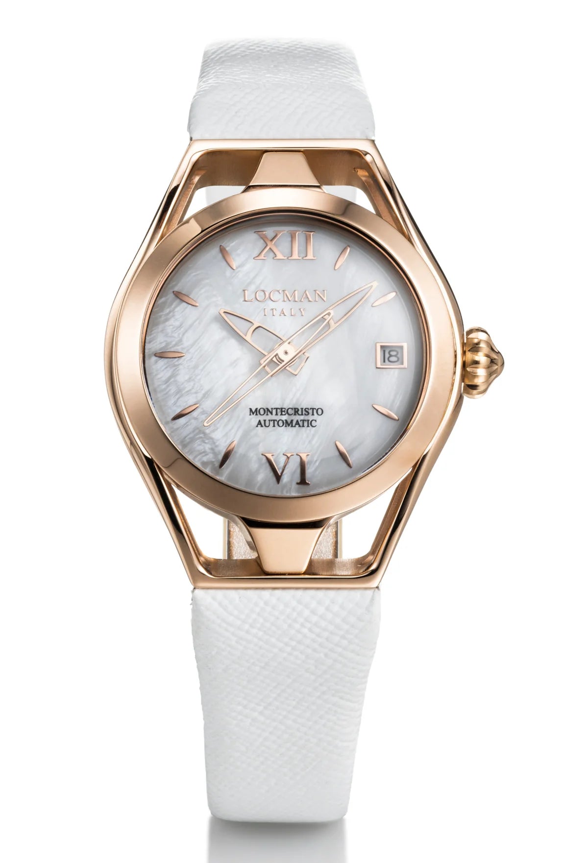 Montecristo Lady in Mother of Pearl White - Saffiano (FW), primary view