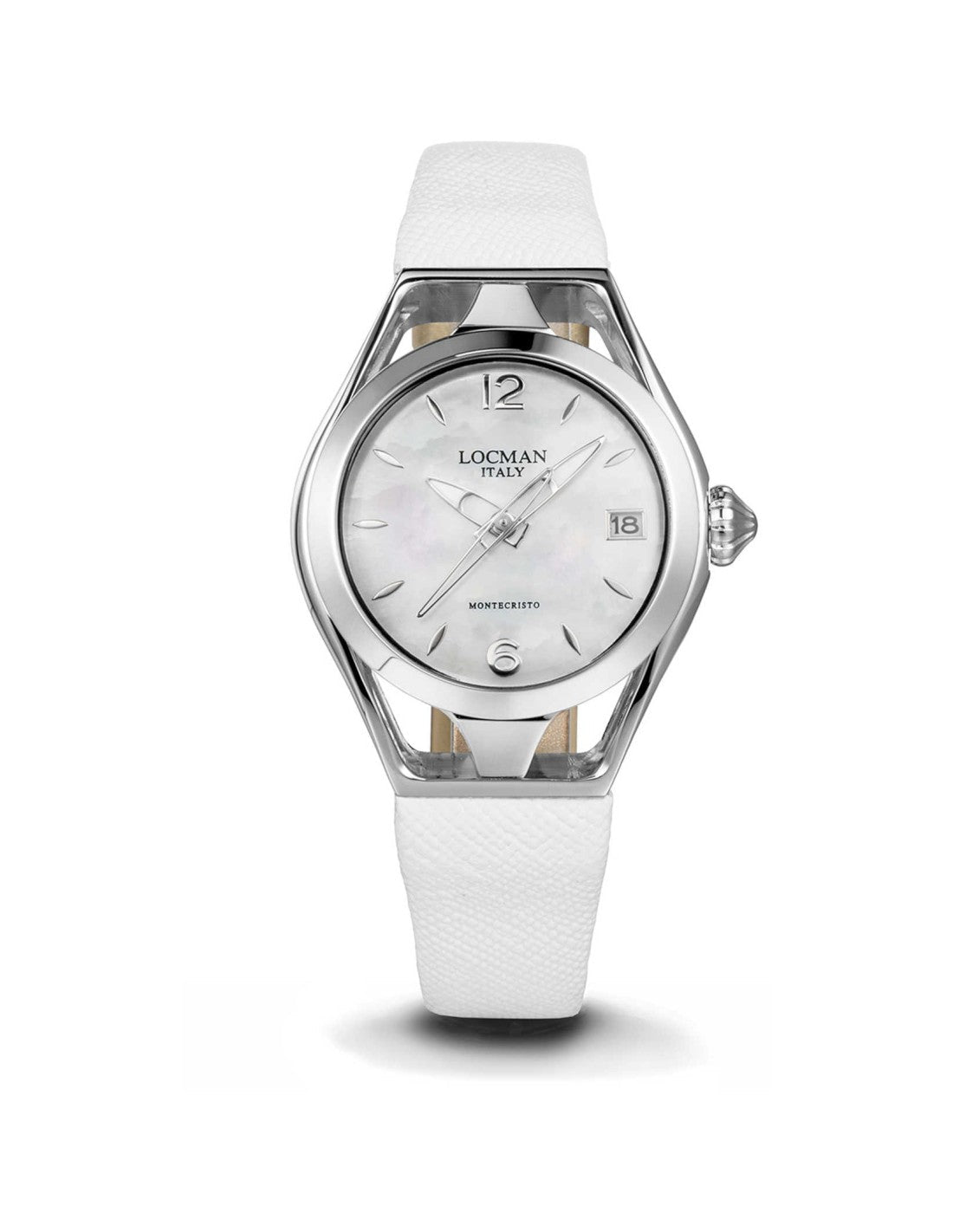 Montecristo Lady in Mother of Pearl White - Saffiano, primary view