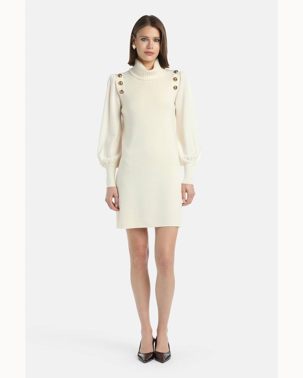 Serena 2 Dress in cream, primary view