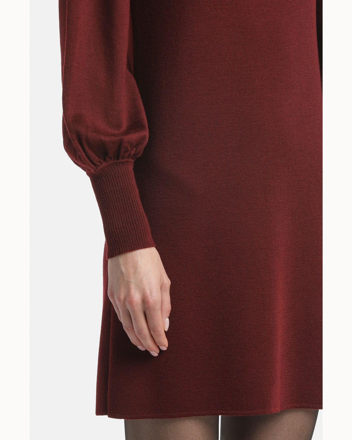 Serena 2 Dress in burgundy, view 4