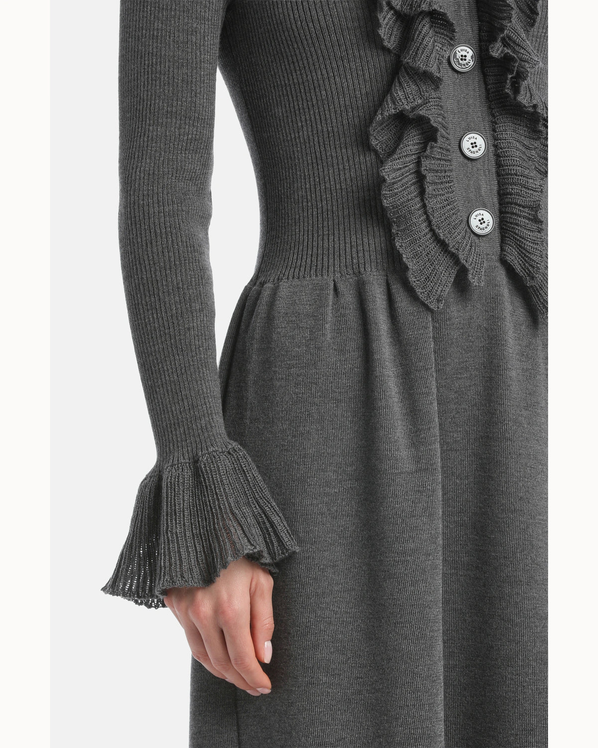 Mirella 2 Dress in Anthracite Gray, view 4