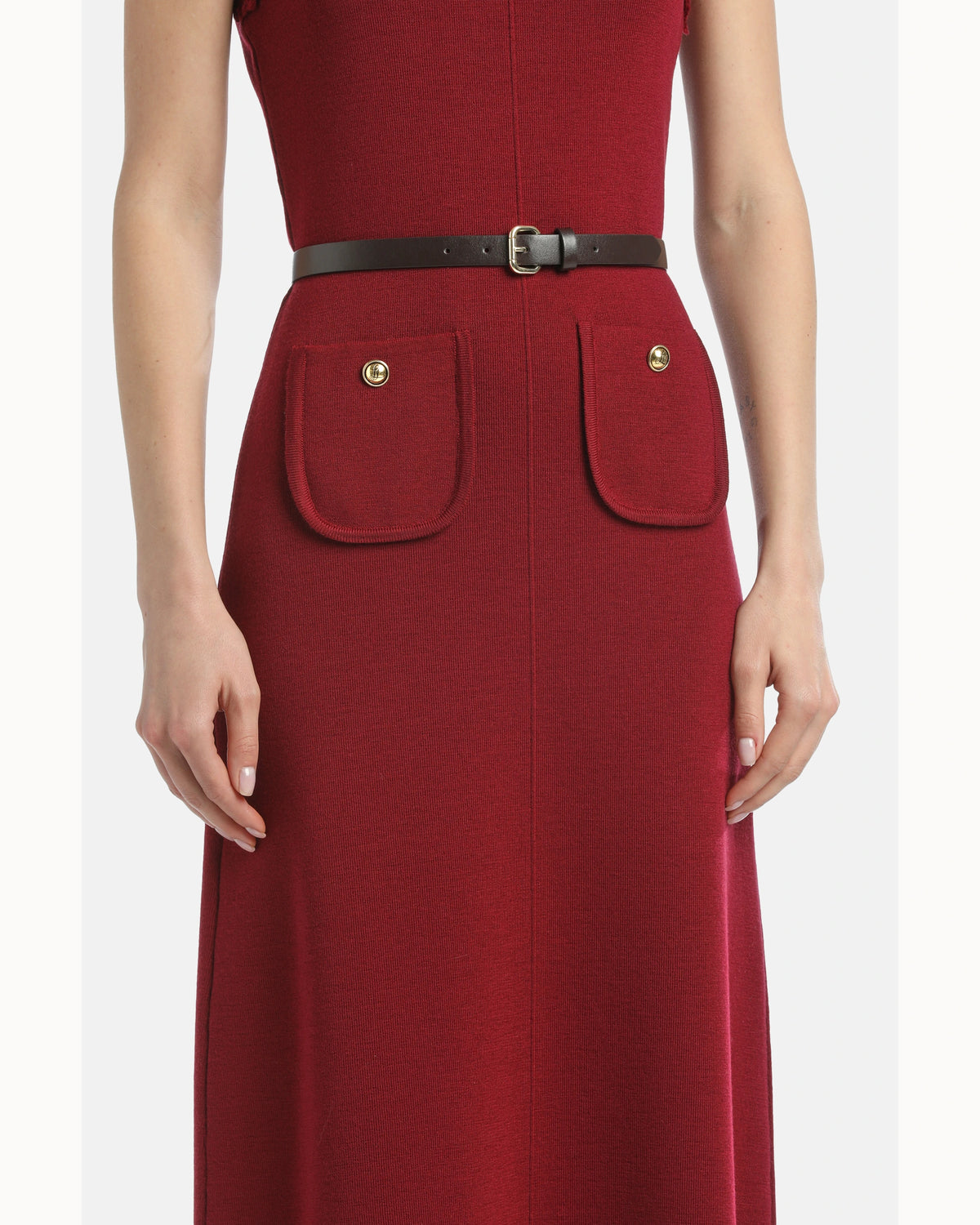 Noemi 2 Dress in burgundy, view 4