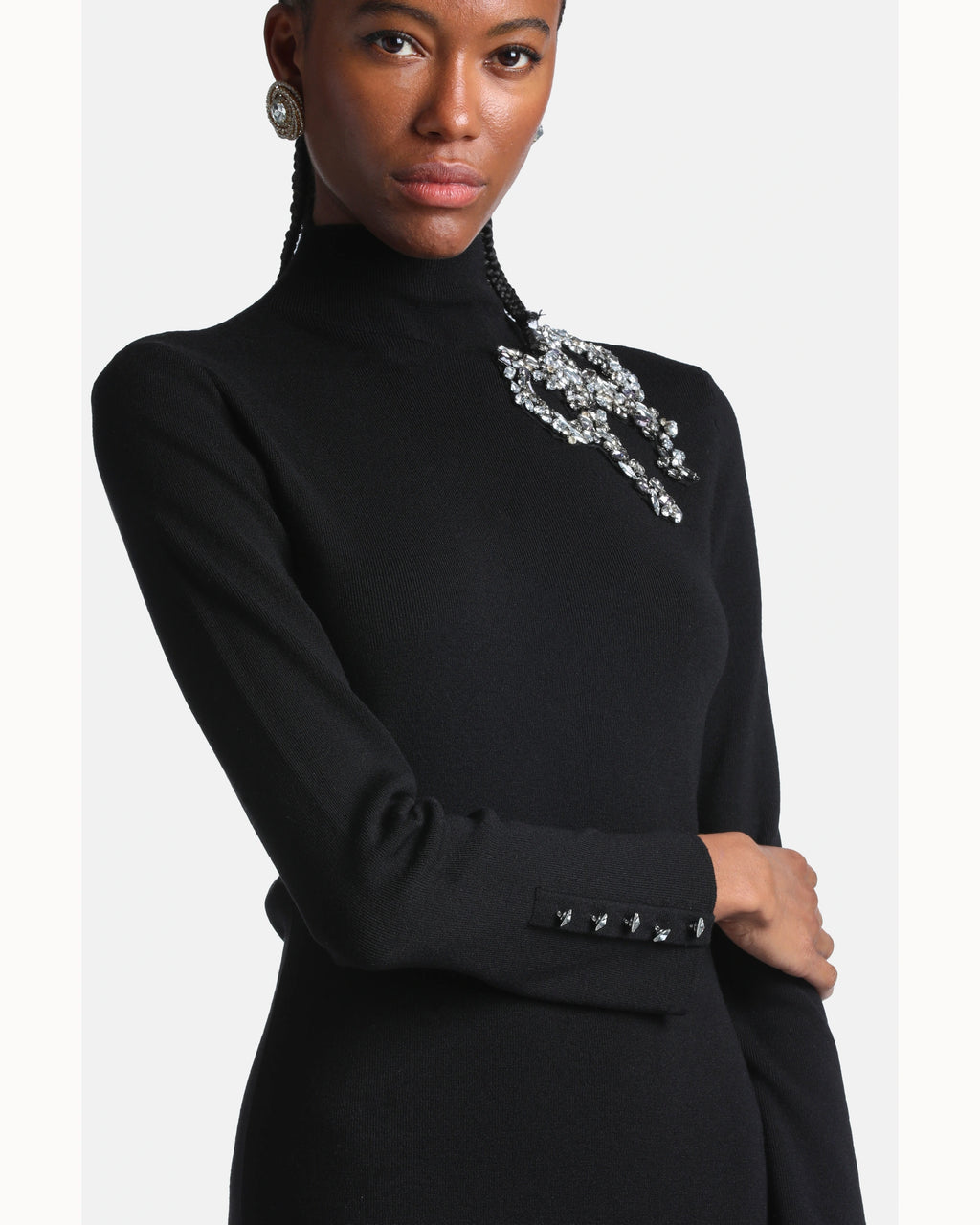 Aurelia Dress in black, view 3