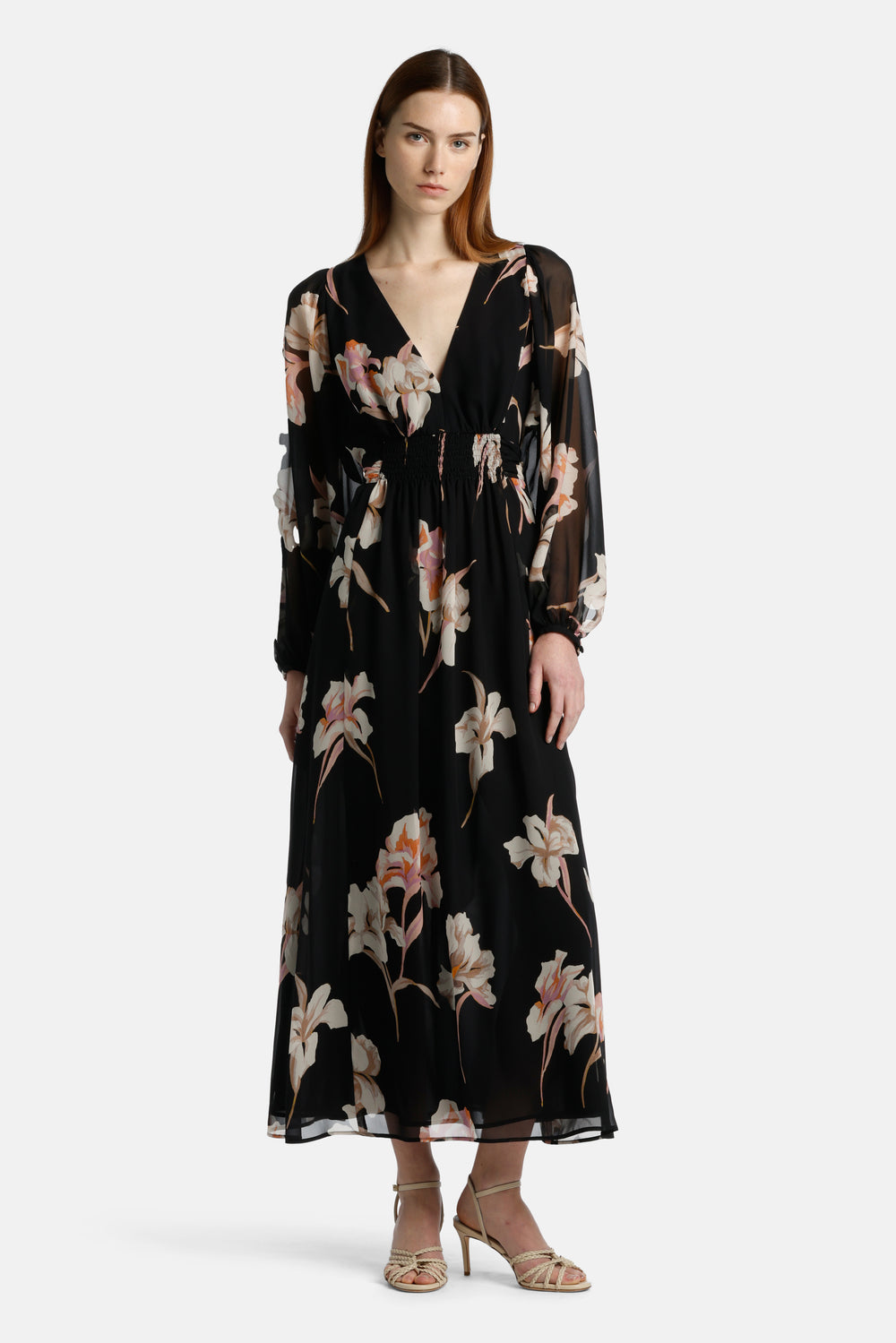 Palmeto Dress in Black, primary view [fp-color:black]