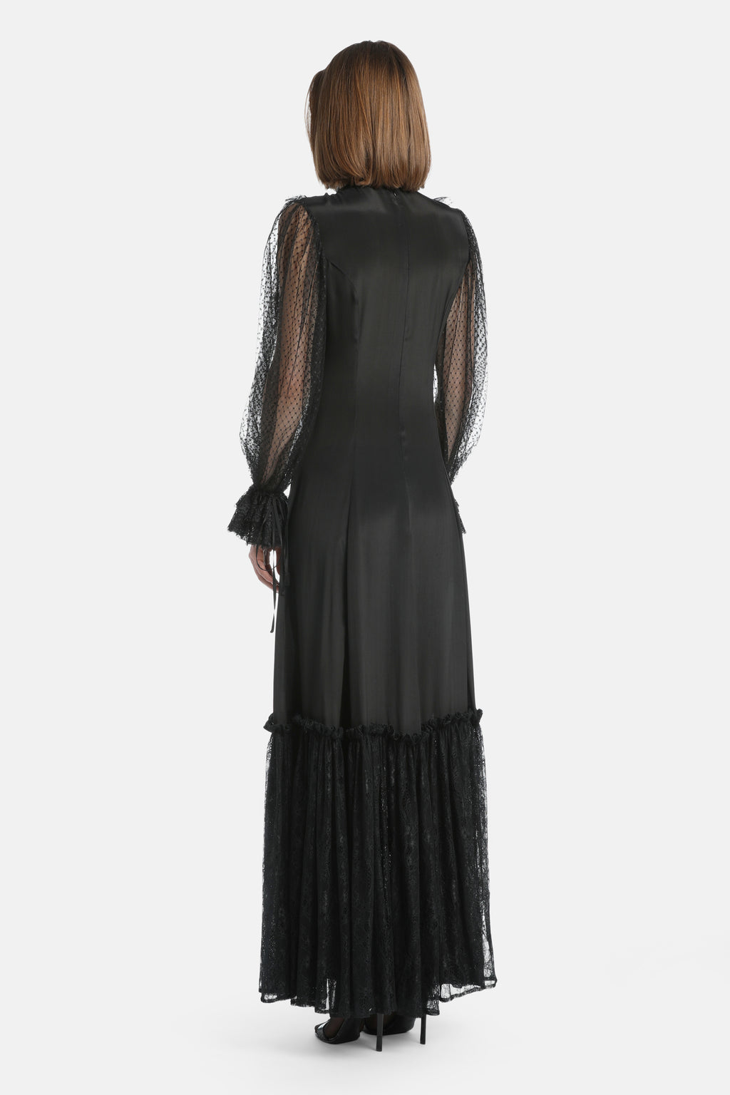 Gibellina Gown in Black, view 2