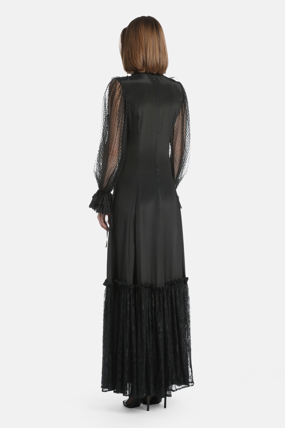Gibellina Gown in Black, view 2