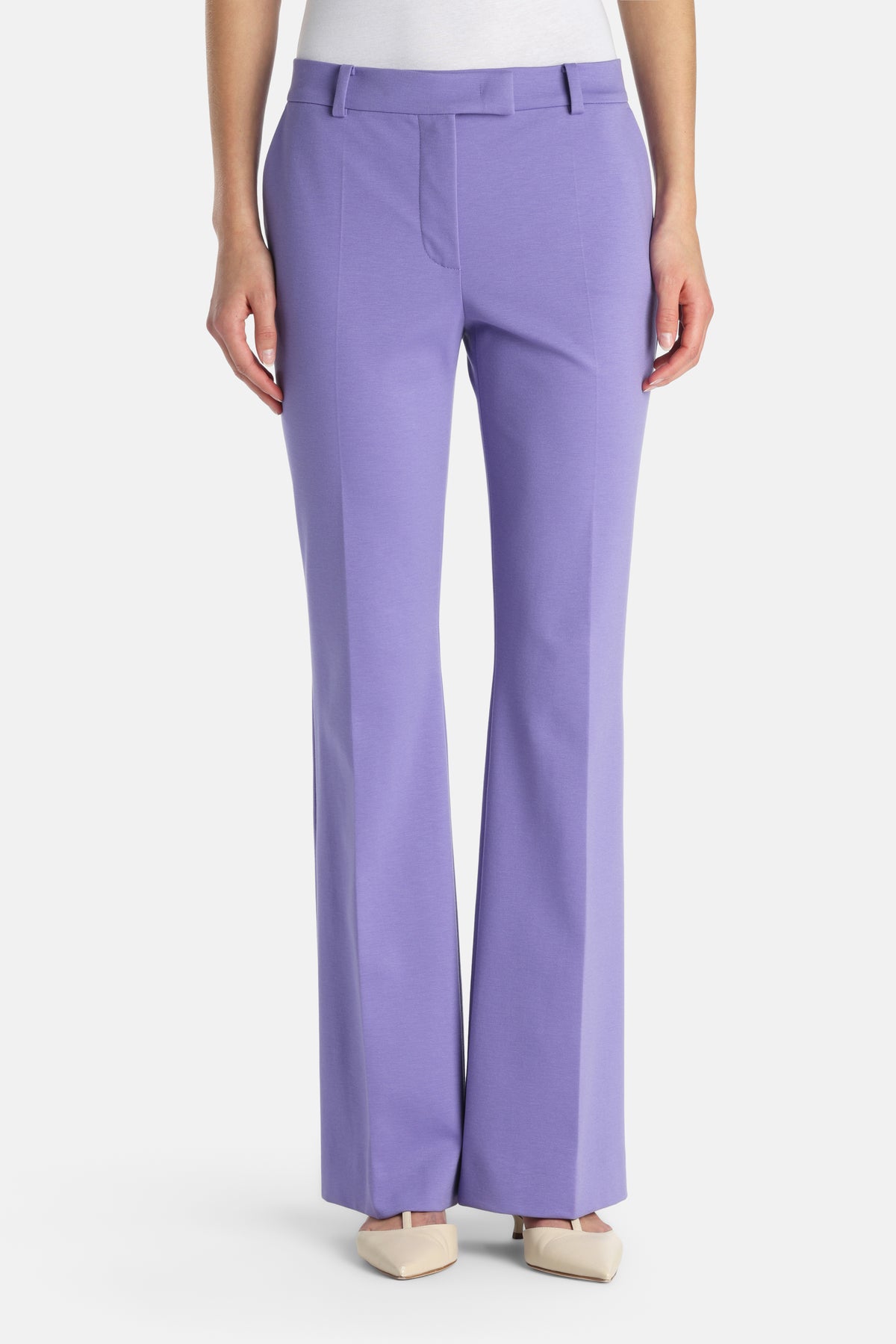 Ancora Classic Trousers in Wisteria Purple, primary view