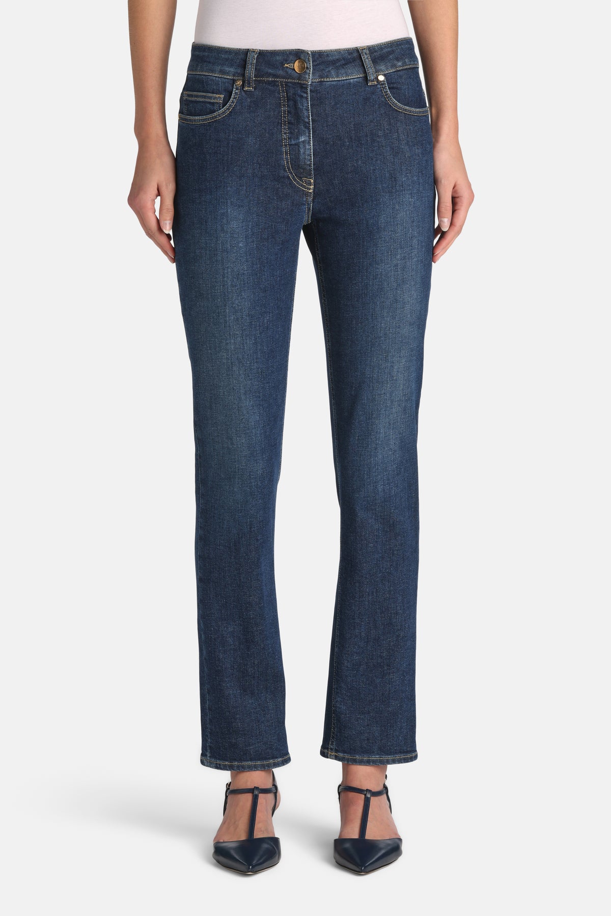 Alicudi Slim-Fit Jeans in Blue, primary view