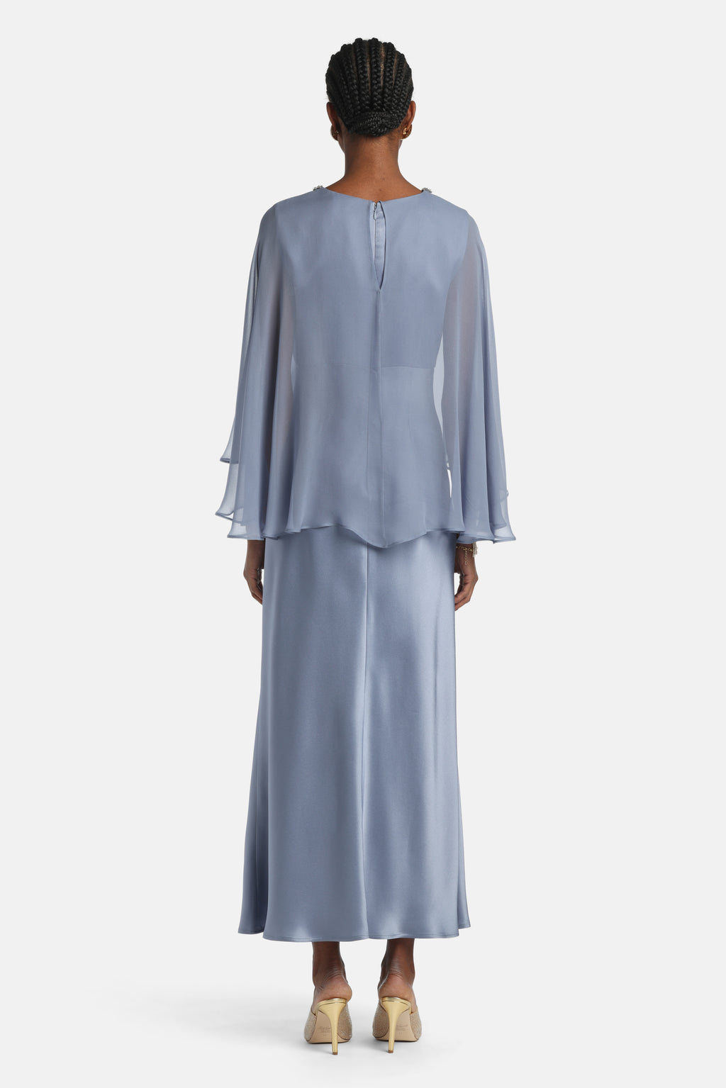 Palapa Gown in Grey, view 2