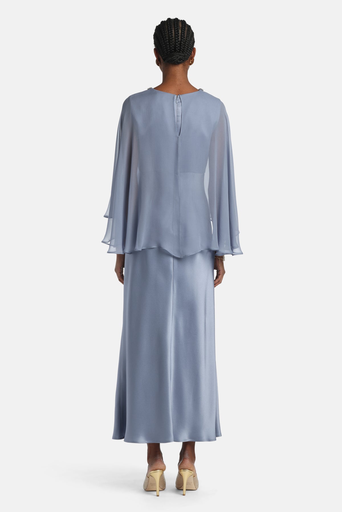 Palapa Gown in Grey, view 2