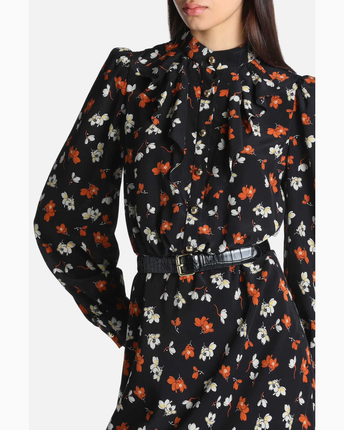 Mirella Dress in black, view 3