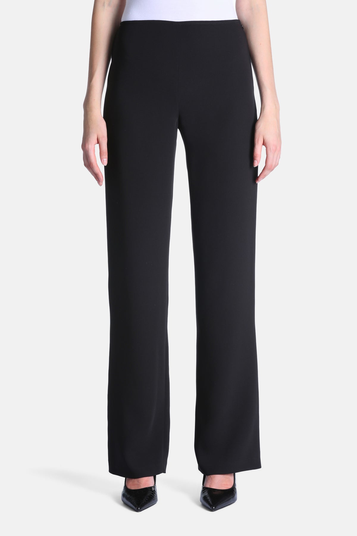 Origgio Silk-Blend Pants in Black, primary view