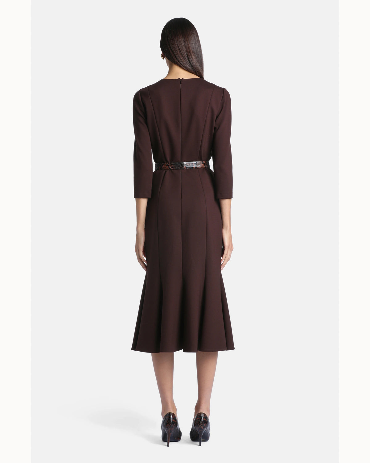 Lucia Dress in brown, view 2