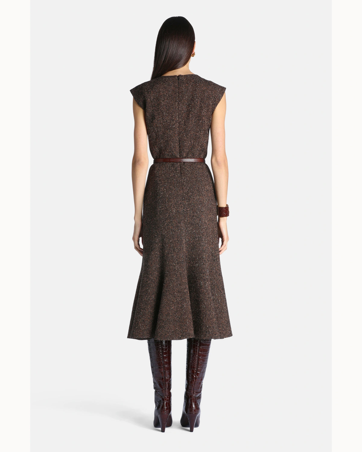 Noemi Dress in brown, view 2