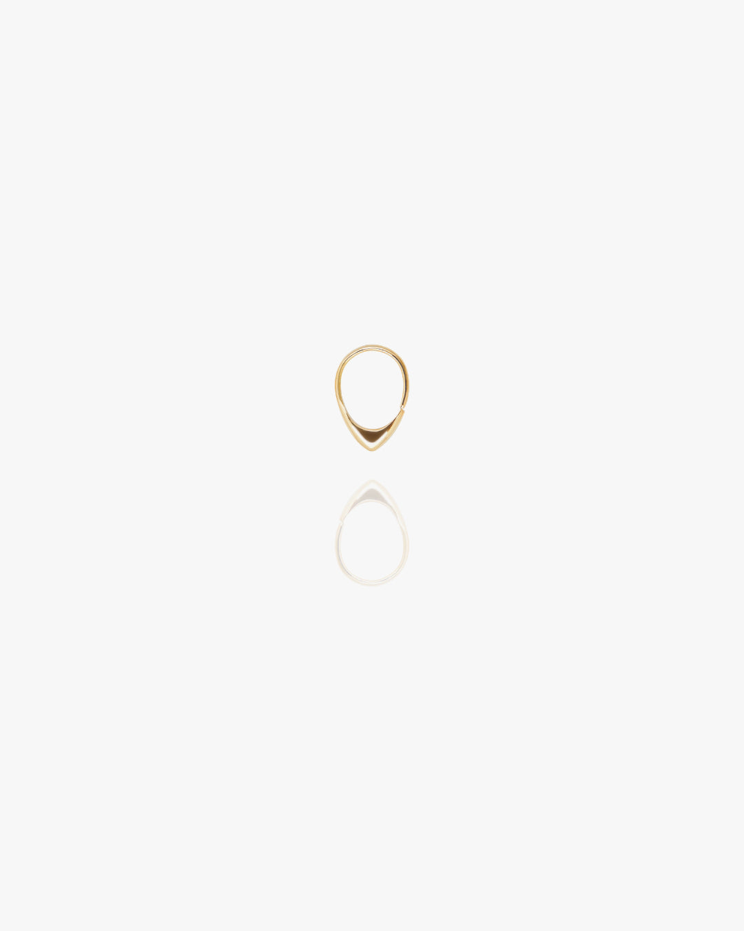 Orbit Gold Hoop Earring in Yellow Gold, primary view