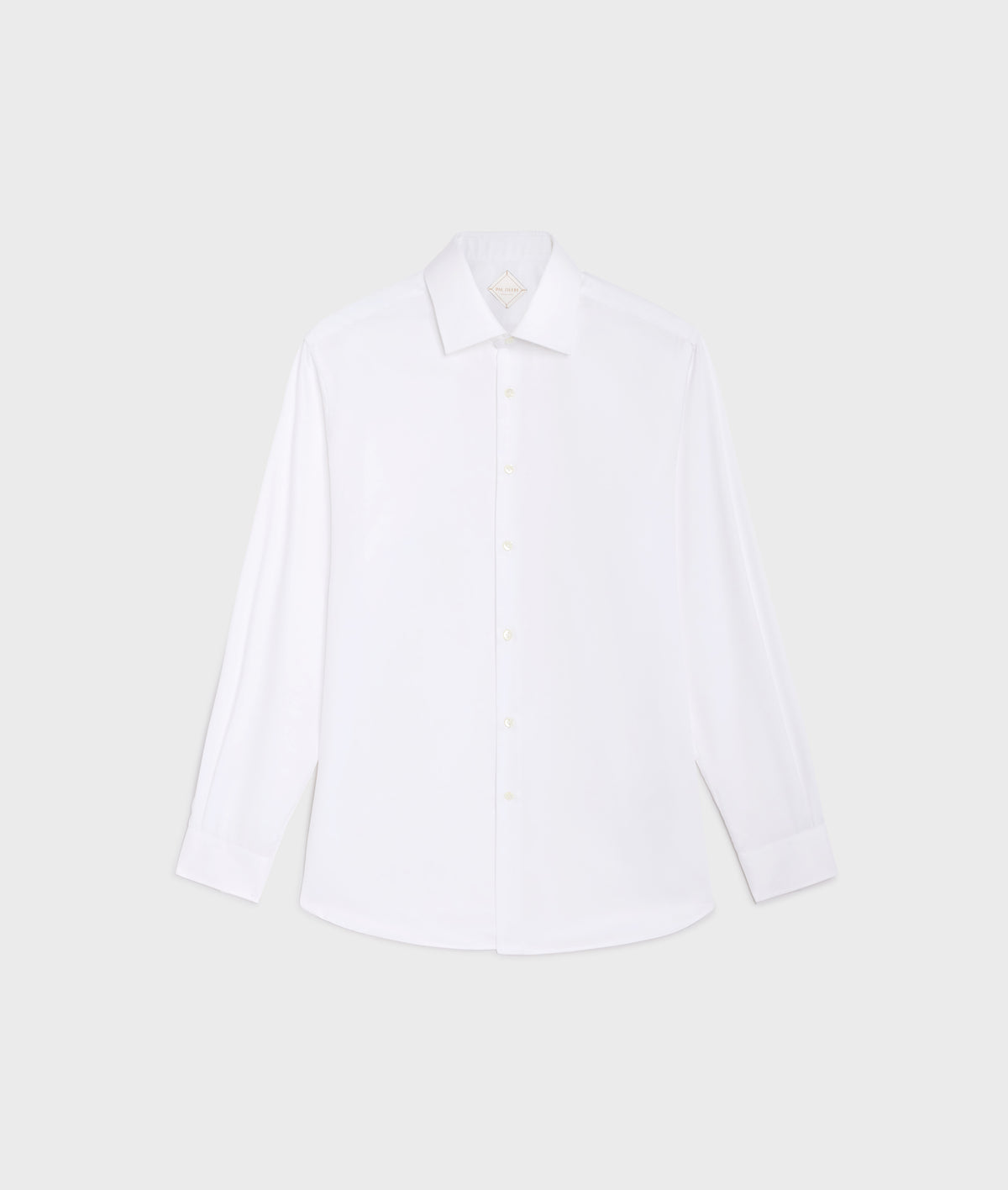 Pure cotton shirt in WHITE, primary view