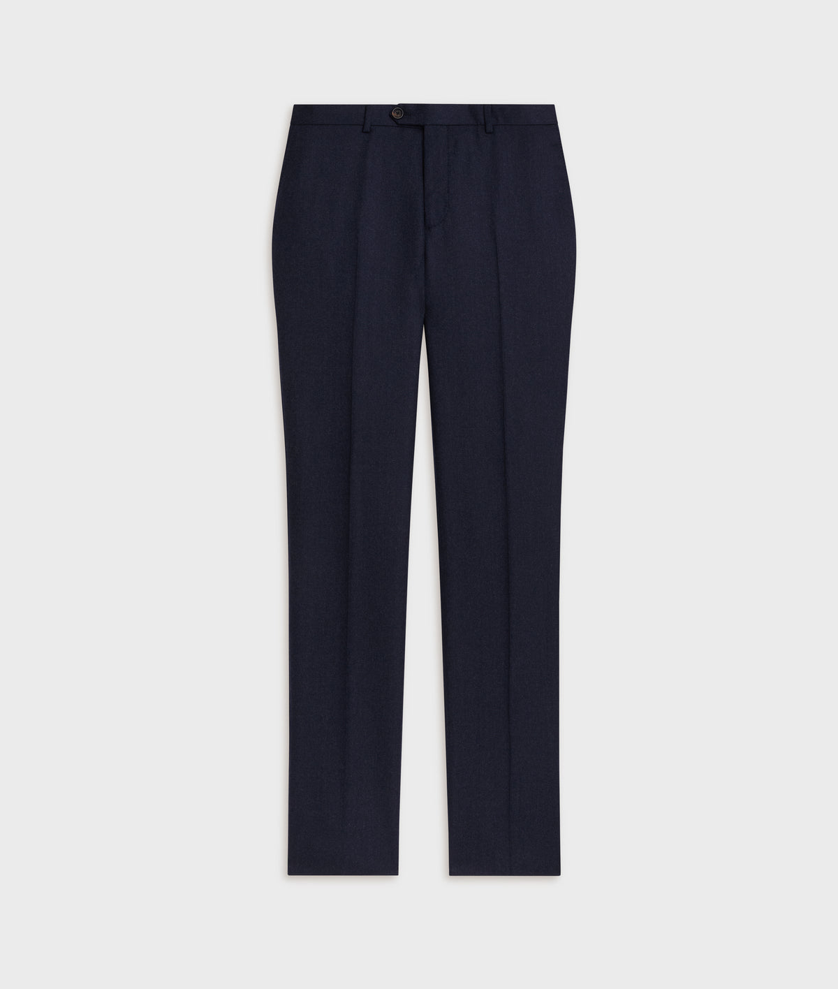navy blue pure virgin wool trousers in BLUE NAVY, primary view
