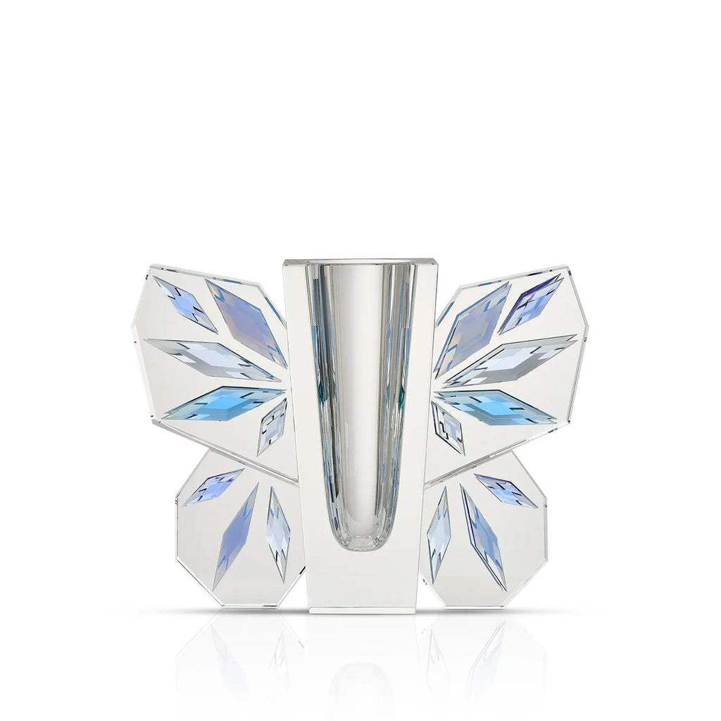 Lucie Vase in Clear/Cobalt/Sky/Blue/Petrol/Slate, primary view