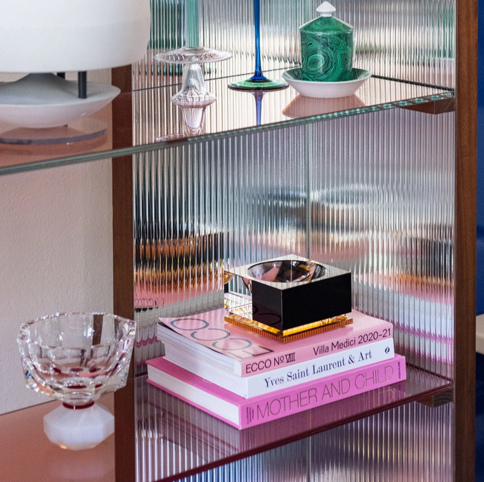 Denver Bowl Small in Clear/Black/Amber, view 3