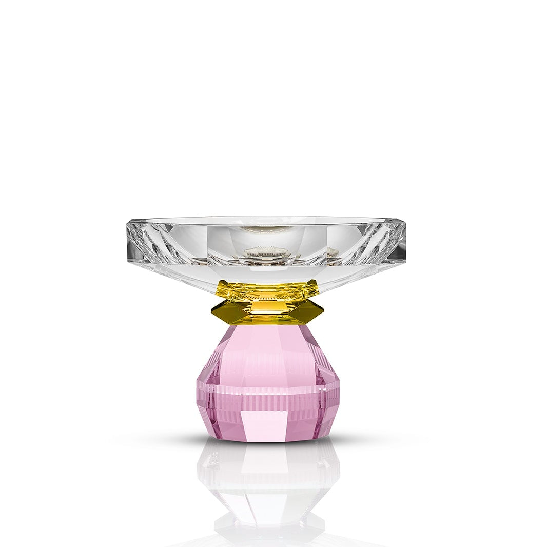 Madison Bowl in Clear/Yellow/Rose, view 2