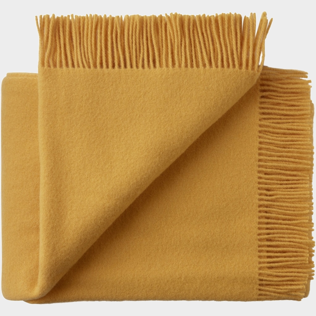 Athen Throw in Buttercup Yellow, primary view