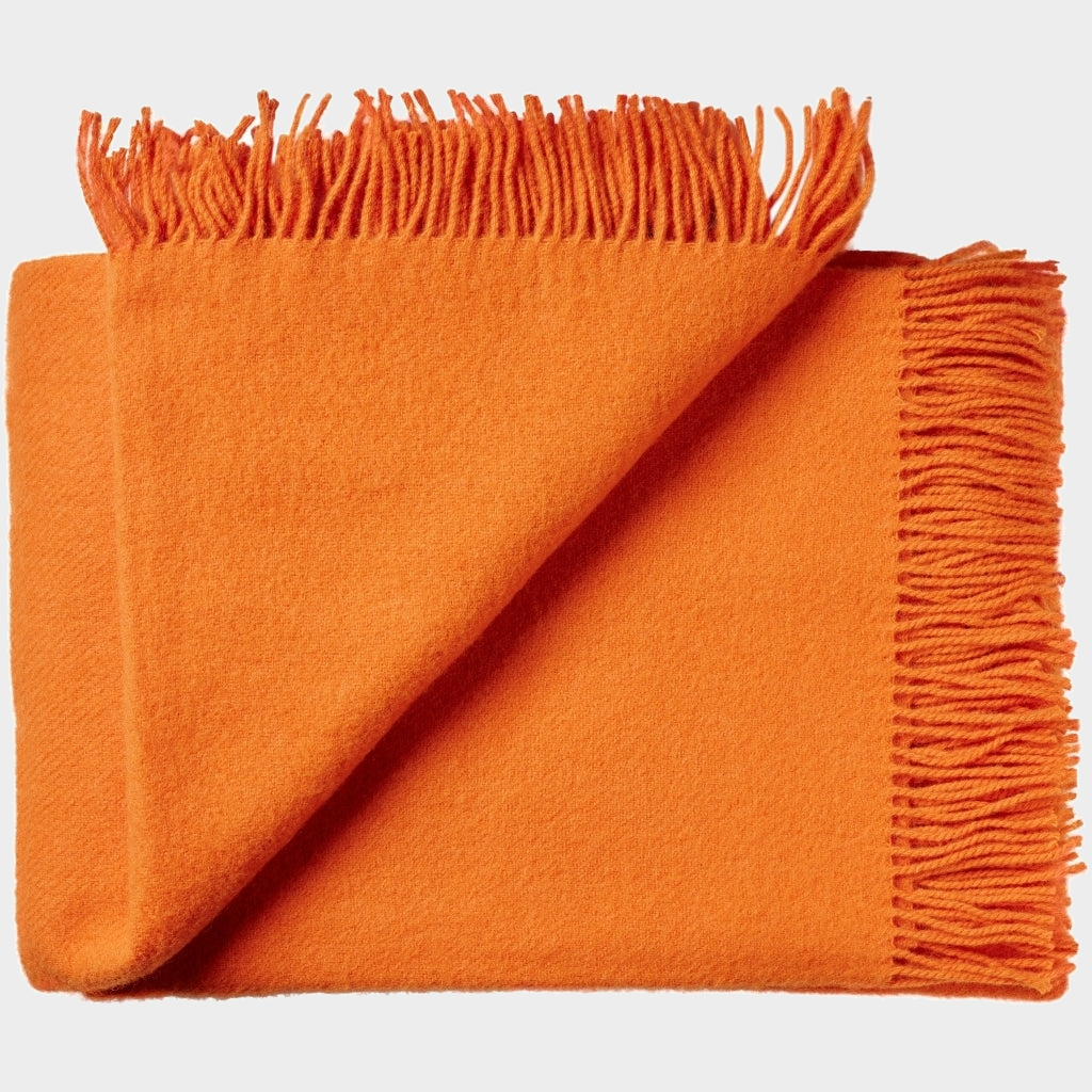 Athen Throw in Carrot Orange, primary view
