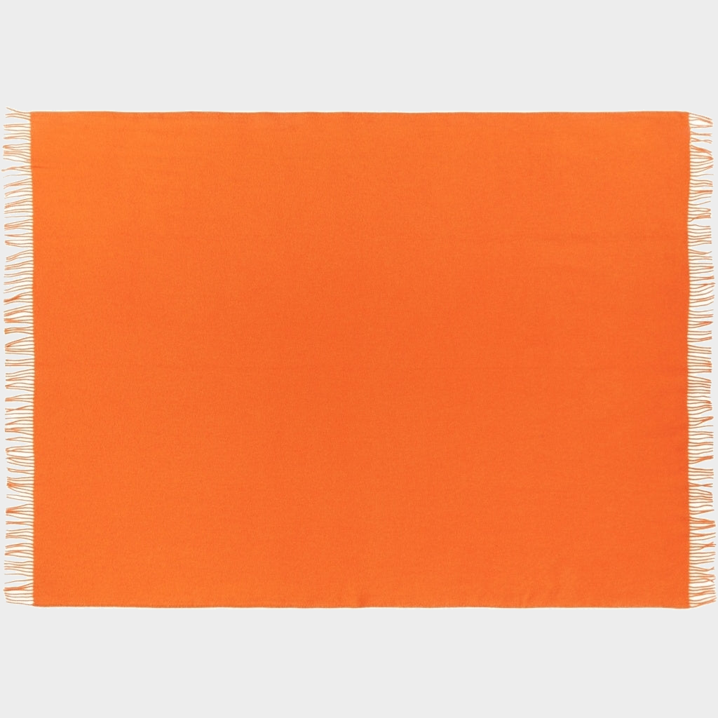 Athen Throw in Carrot Orange, view 2