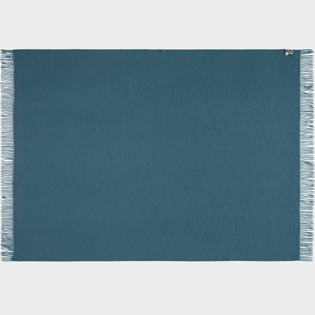 Athen Throw in Dark Petrol, view 2