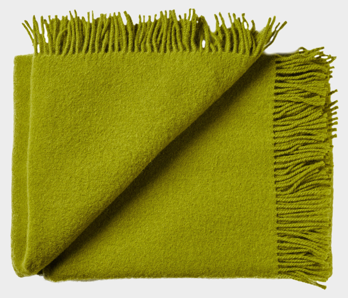 Athen Throw in Dark Lime, primary view